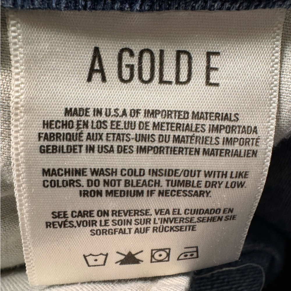 AGOLDE A Gold E Camile Retro Slim Jeans Size 27 - Picture 13 of 14